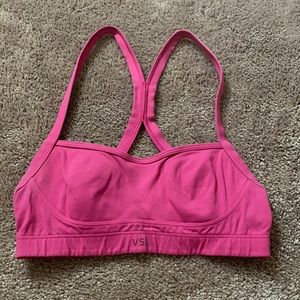 Pink Victoria Secret sports bra